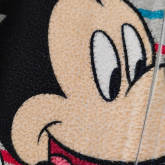 Disney Mickey Mouse & Pluto Blue Footie Pajamas Toddlers Comfy Footed Sleeper - Picture 7 of 16